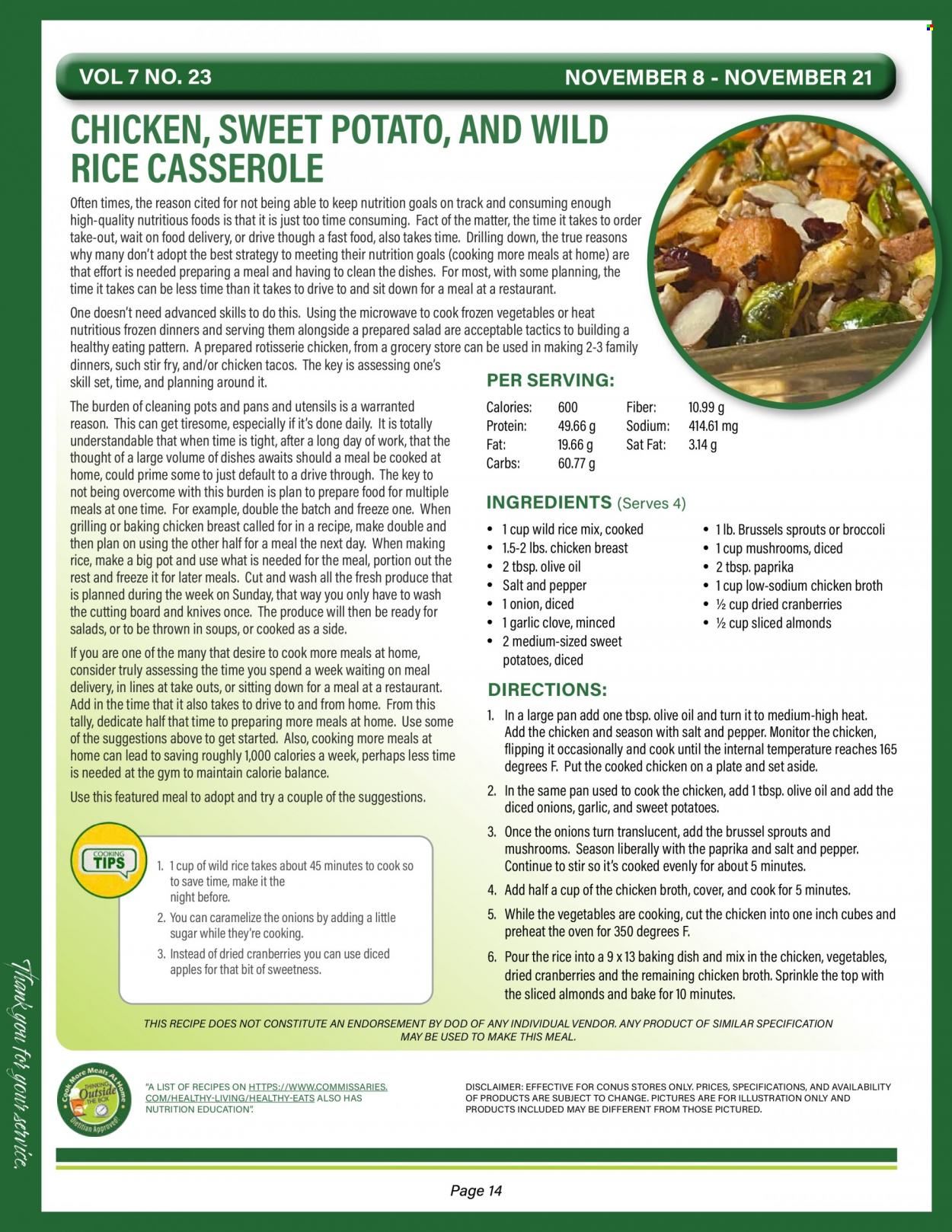 Commissary Weekly Ad Flyer November 15 to November 22