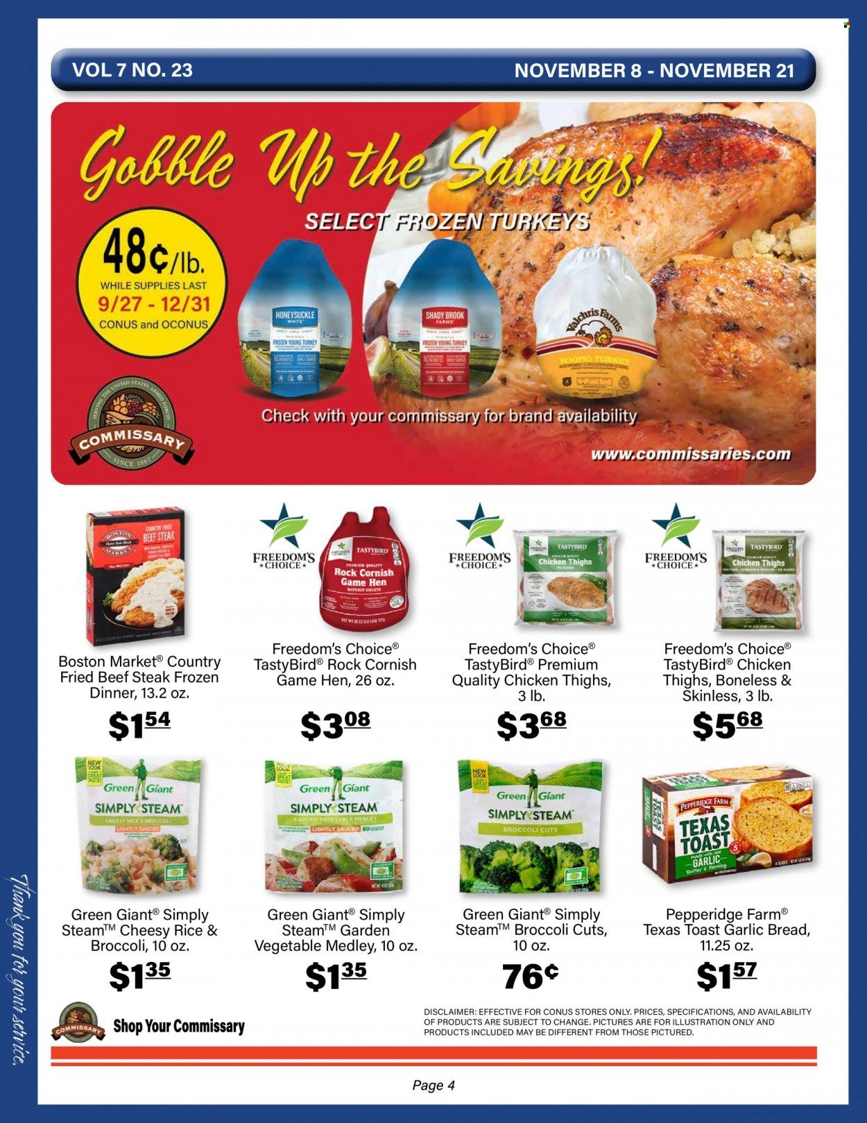 Commissary Weekly Ad Flyer November 15 to November 22