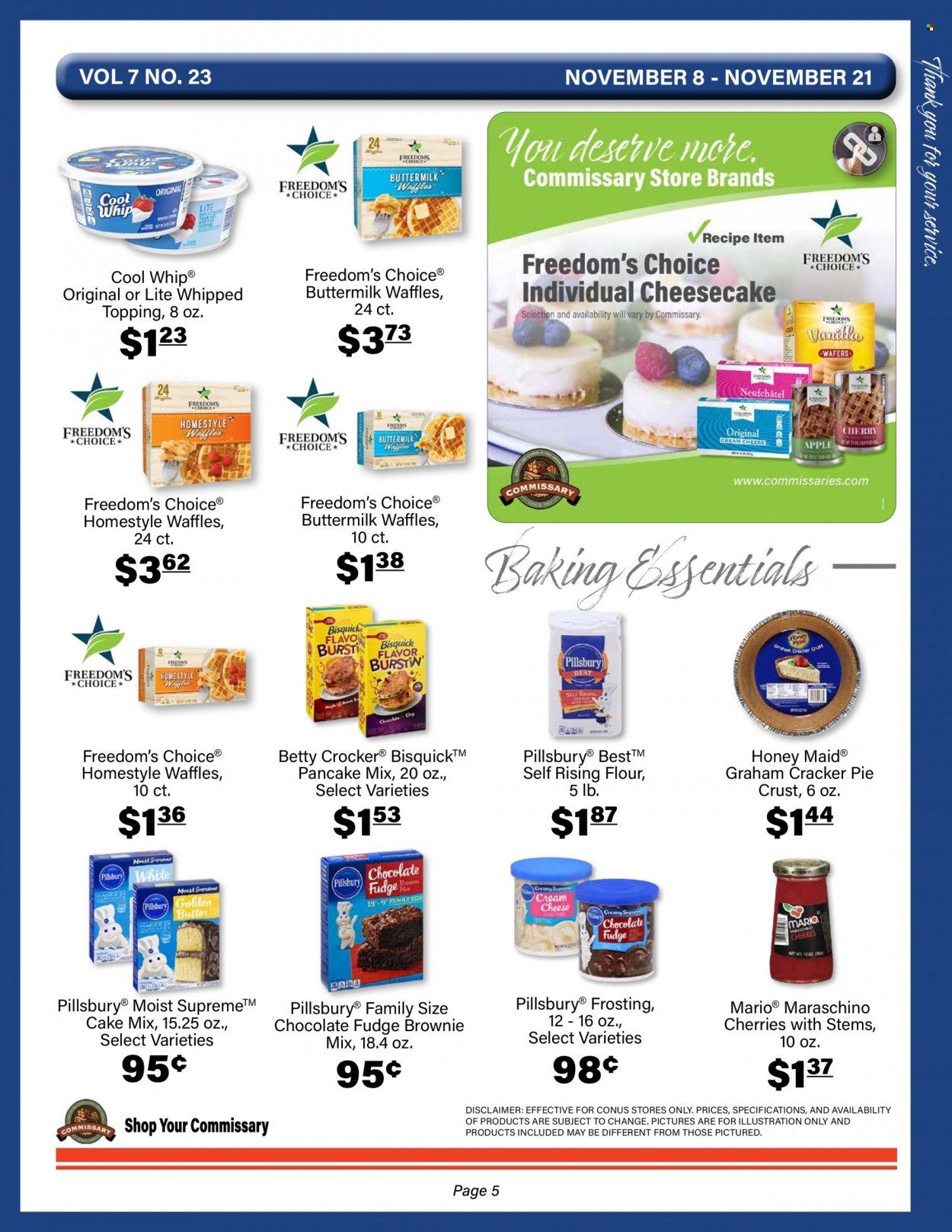 Commissary Weekly Ad Flyer November 15 to November 22