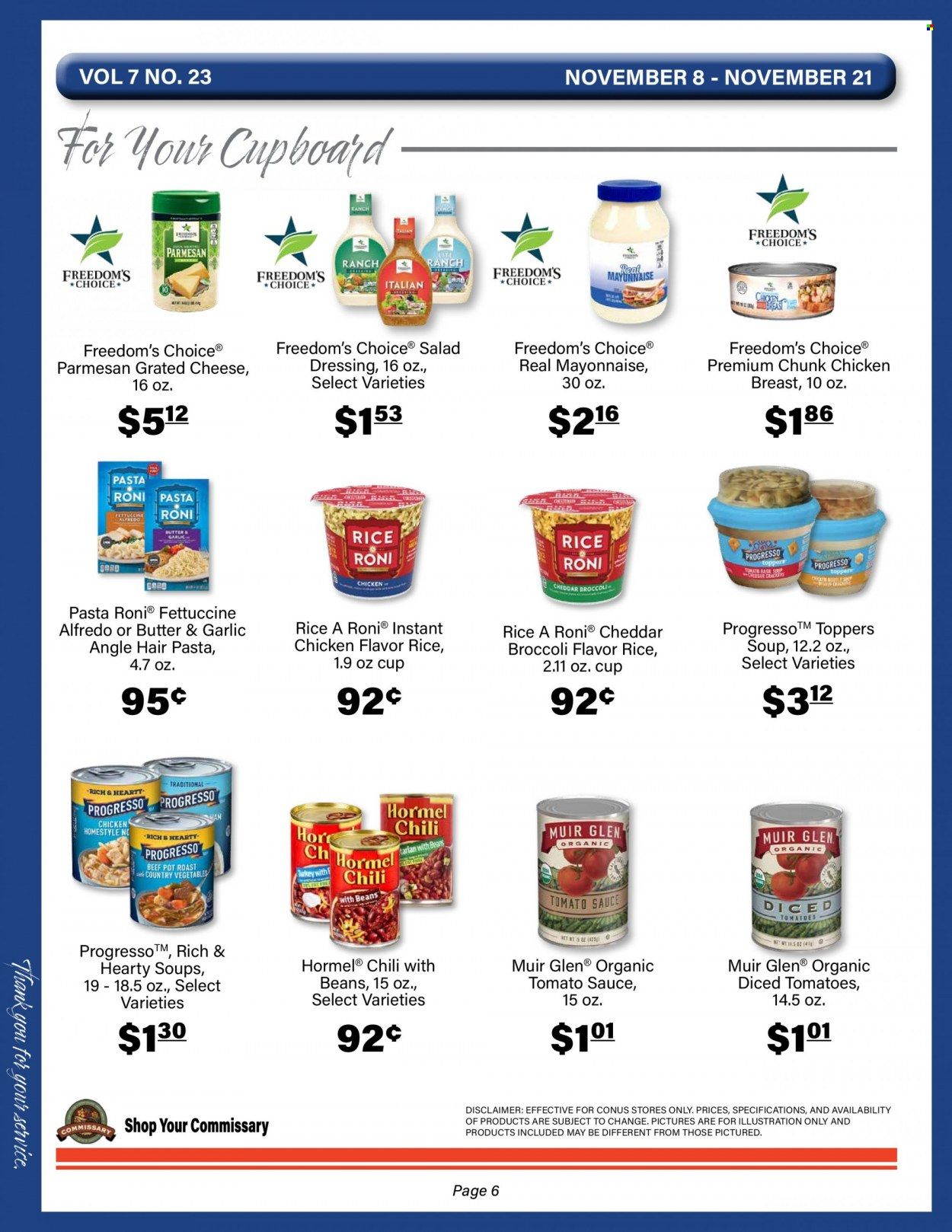 Commissary Weekly Ad Flyer November 15 to November 22