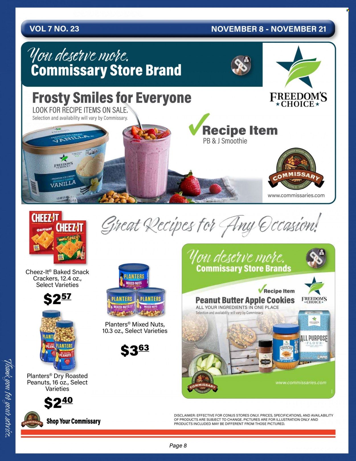 Commissary Weekly Ad Flyer November 15 to November 22