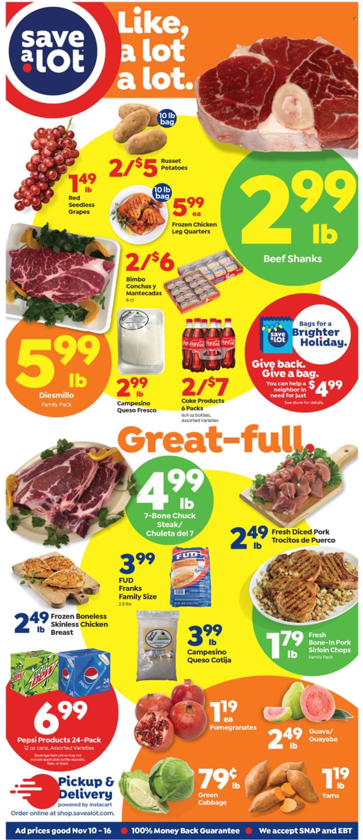 Save a Lot Weekly Ad Flyer November 15 to November 22