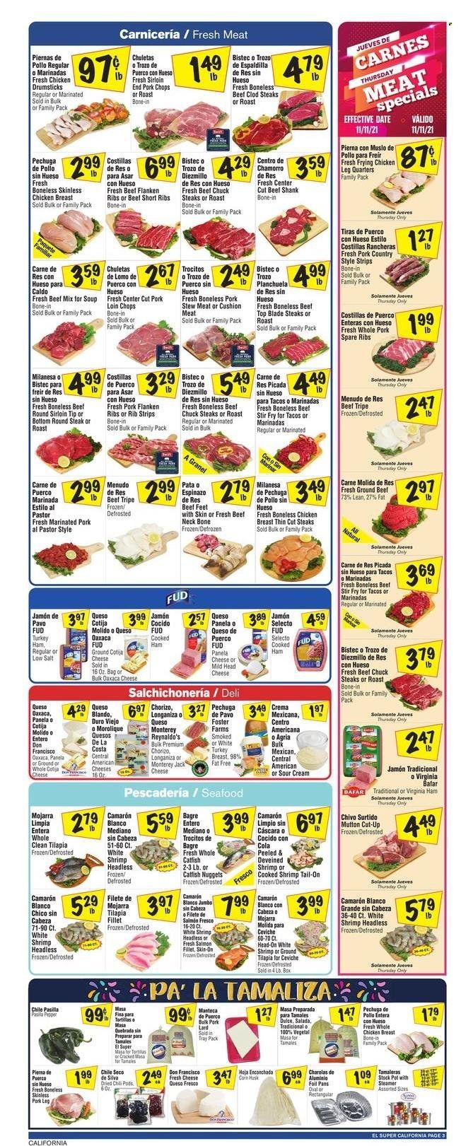 El Super (CA, NM, NV, TX) Weekly Ad Flyer November 15 to November 22