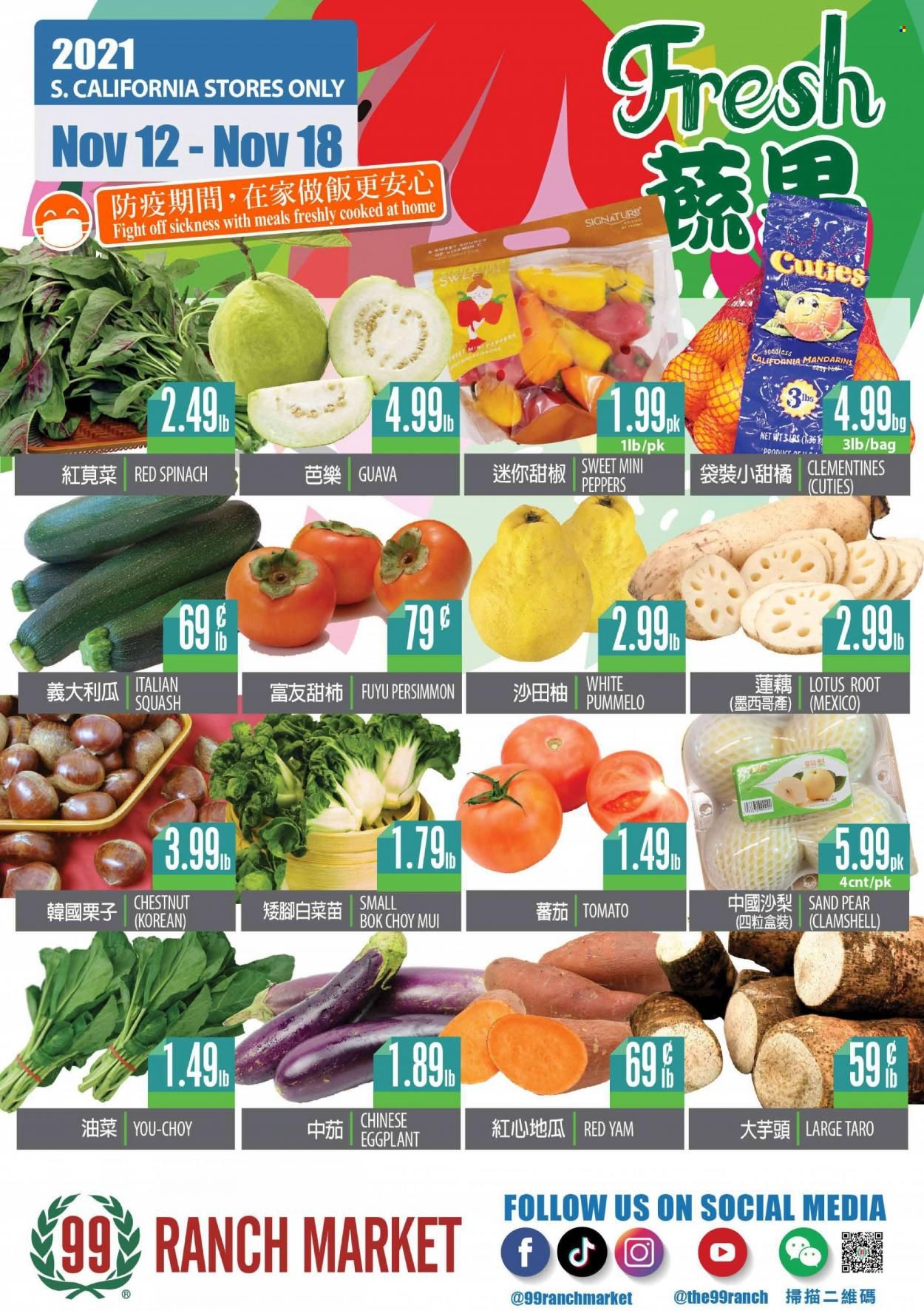 99 Ranch Market (CA) Weekly Ad Flyer November 15 to November 22