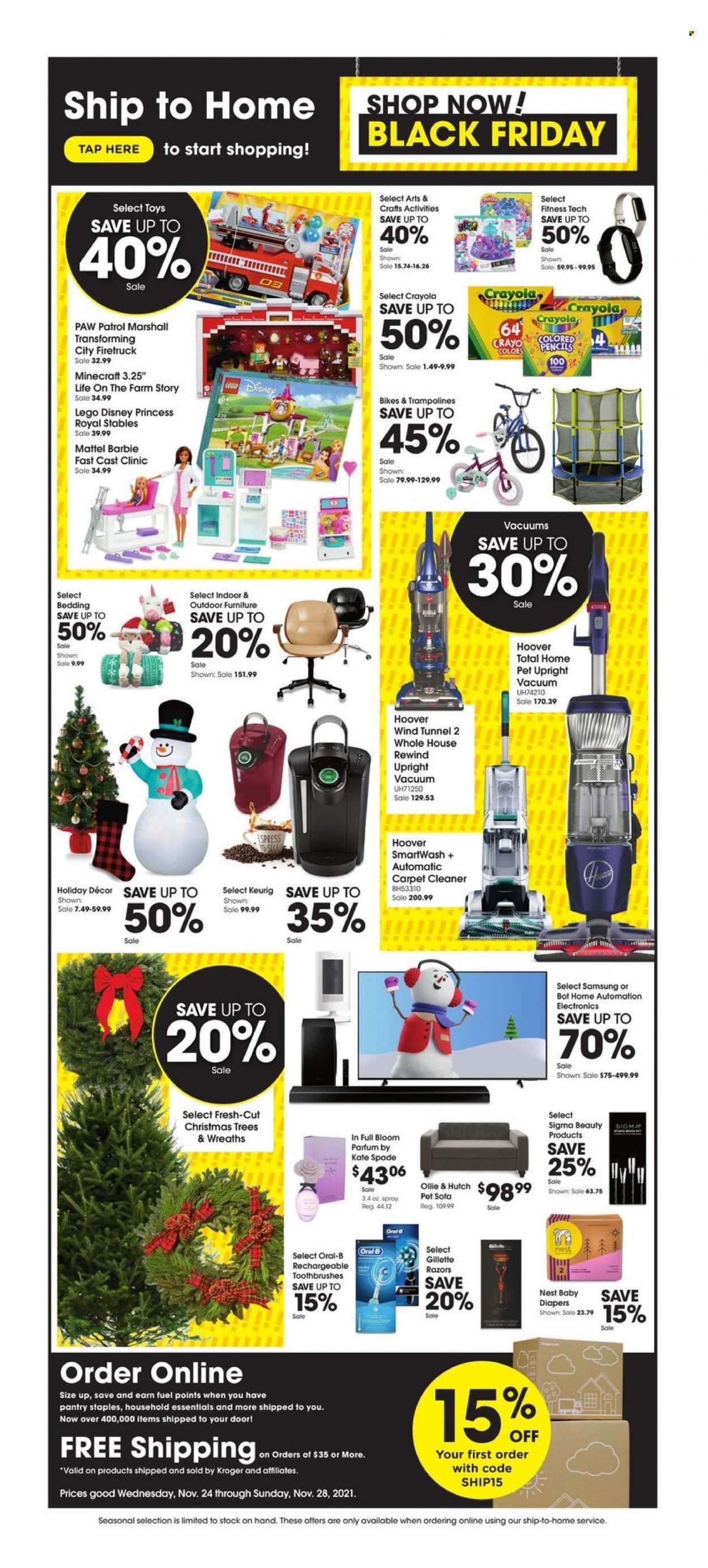 Kroger (GA, IL, LA, MI, OK, SC, TN, TX, VA) Weekly Ad Flyer November 16 to November 23
