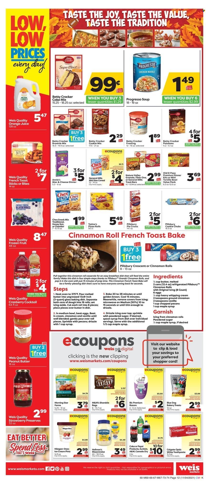 Weis (MD, NY, PA) Weekly Ad Flyer November 16 to November 23