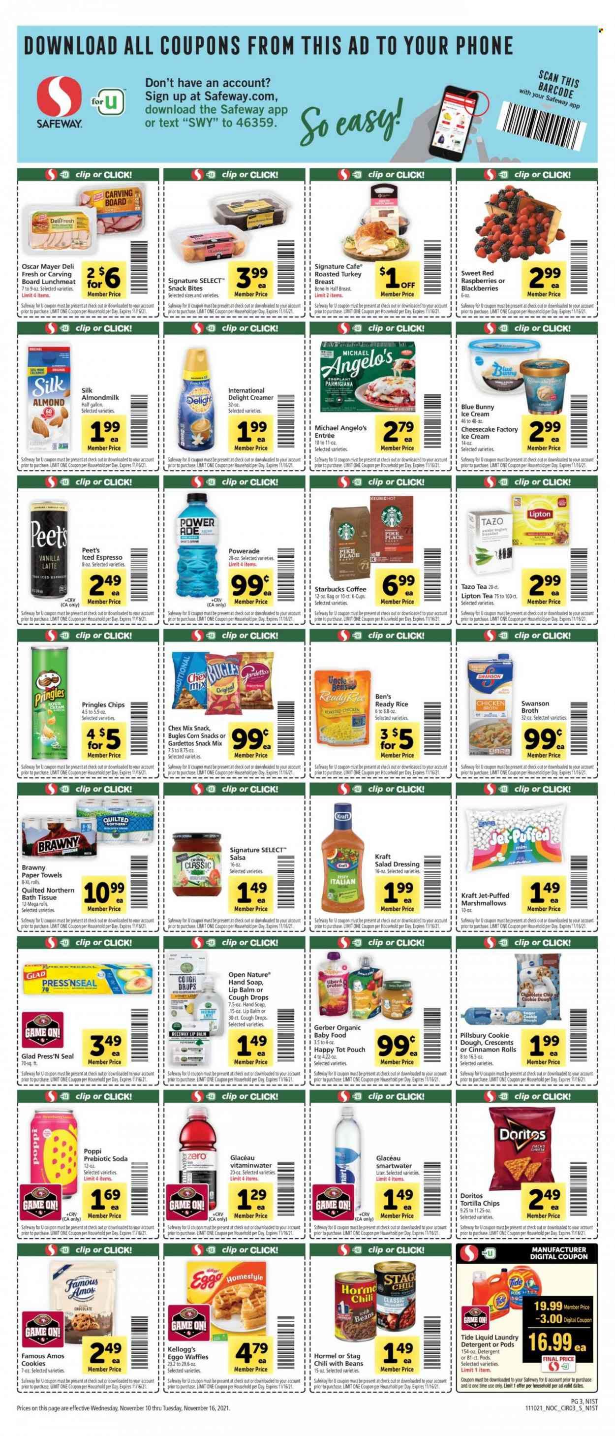 Safeway (AZ, CA, CO, HI, MD, NE, OR, VA, WA) Weekly Ad Flyer November 16 to November 23