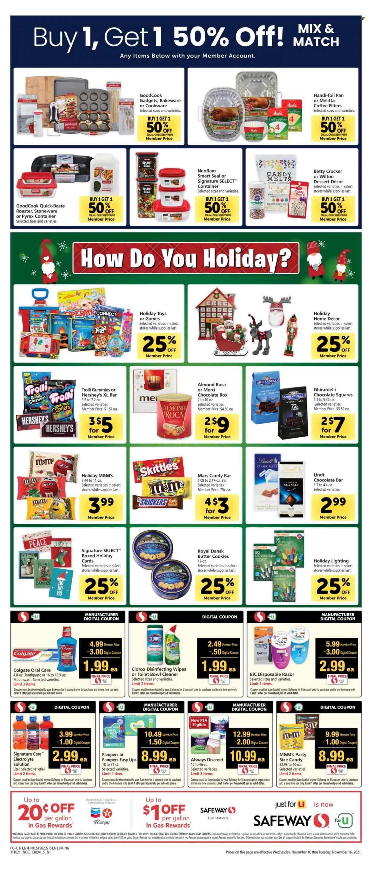 Safeway (AZ, CA, CO, HI, MD, NE, OR, VA, WA) Weekly Ad Flyer November 16 to November 23