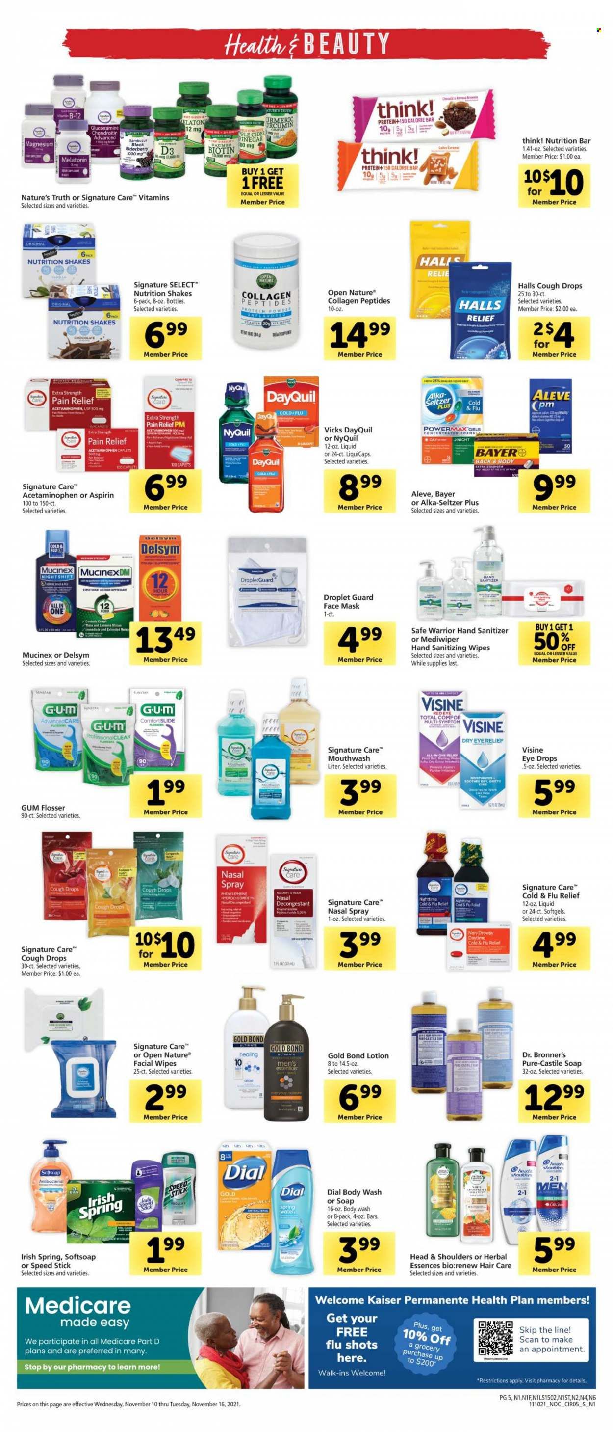 Safeway (AZ, CA, CO, HI, MD, NE, OR, VA, WA) Weekly Ad Flyer November 16 to November 23