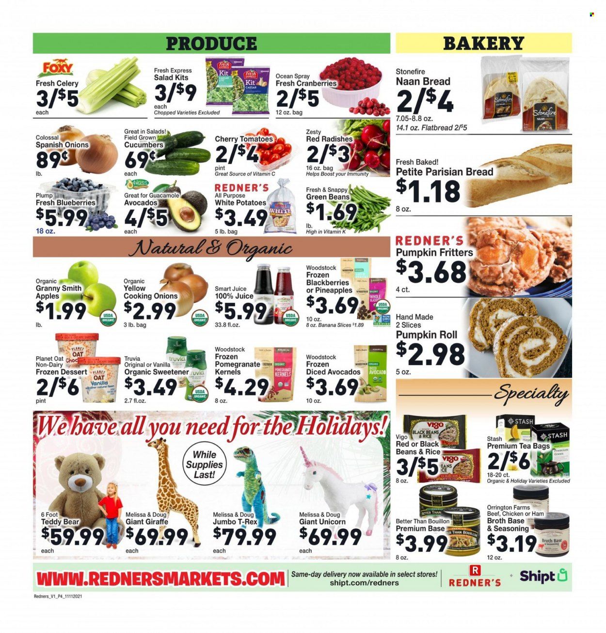 Redner's Markets (DE, MD, PA) Weekly Ad Flyer November 16 to November 23