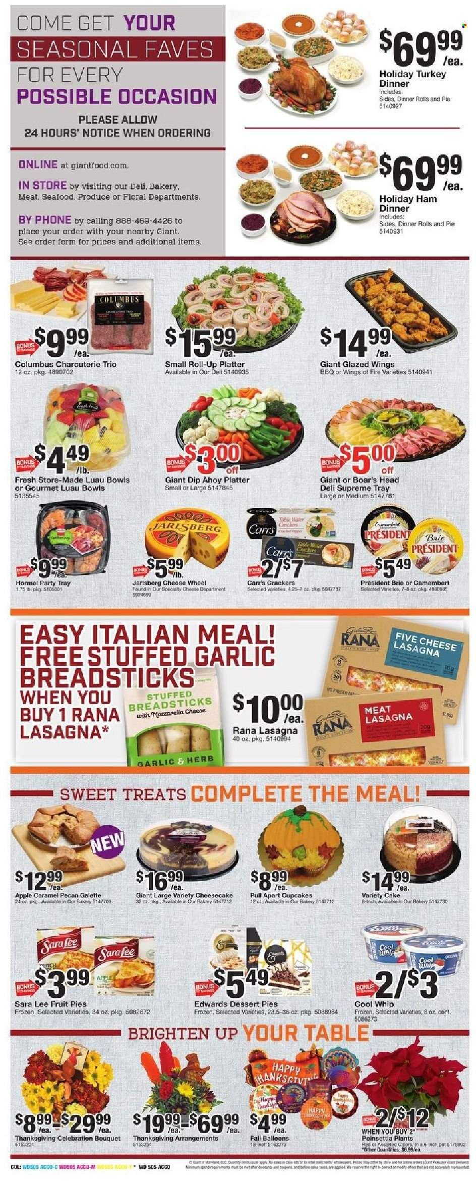 Giant Food (DE, MD, VA) Weekly Ad Flyer November 16 to November 23