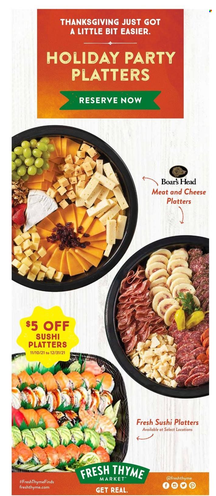 Fresh Thyme Weekly Ad Flyer November 16 to November 23