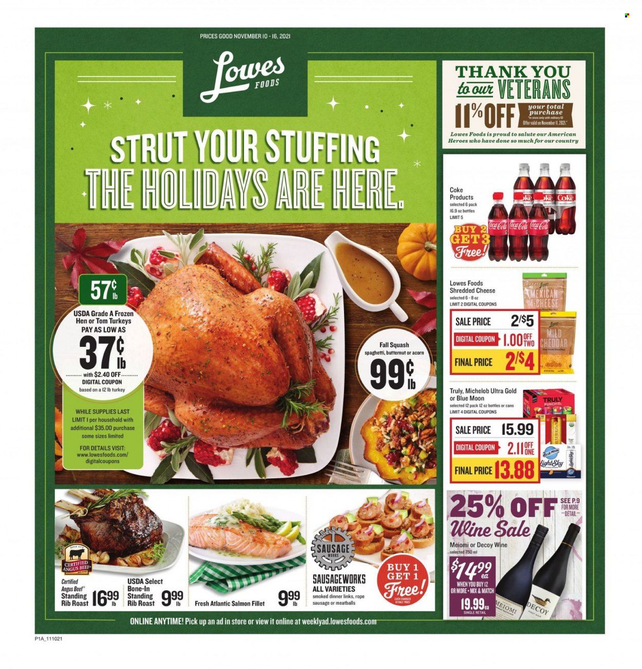 Lowes Foods (NC, SC) Weekly Ad Flyer November 16 to November 23