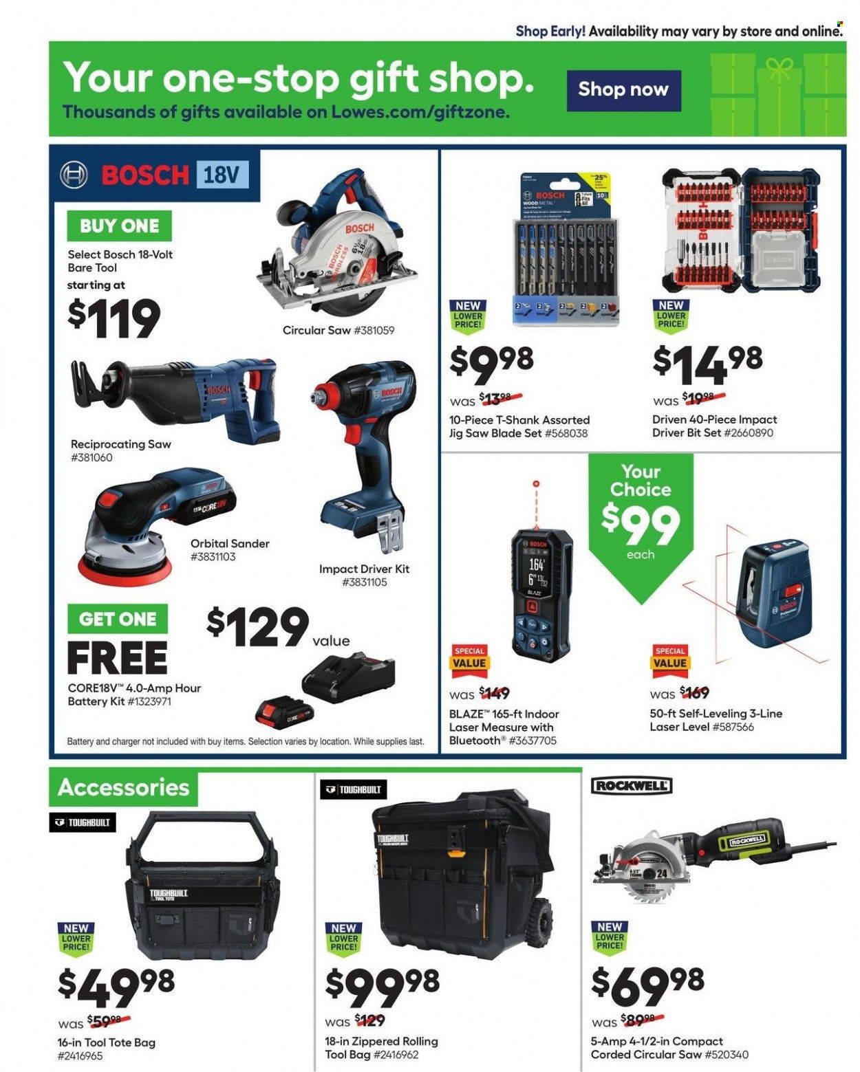 Lowe's Weekly Ad Flyer November 16 to November 23