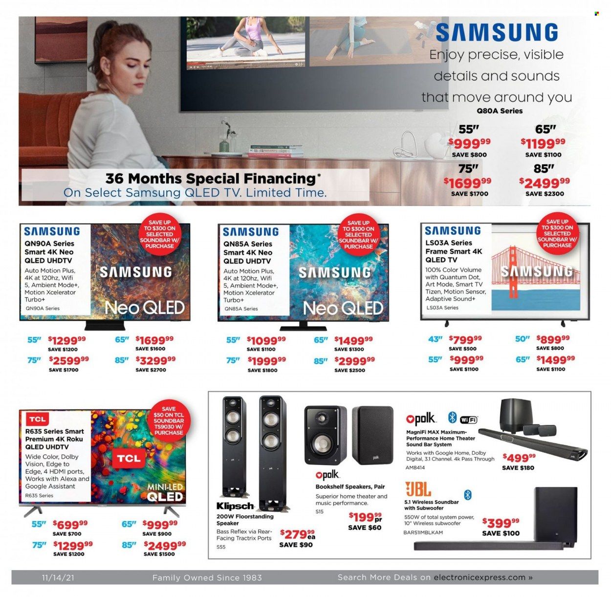 Electronic Express (AL, TN) Weekly Ad Flyer November 16 to November 23