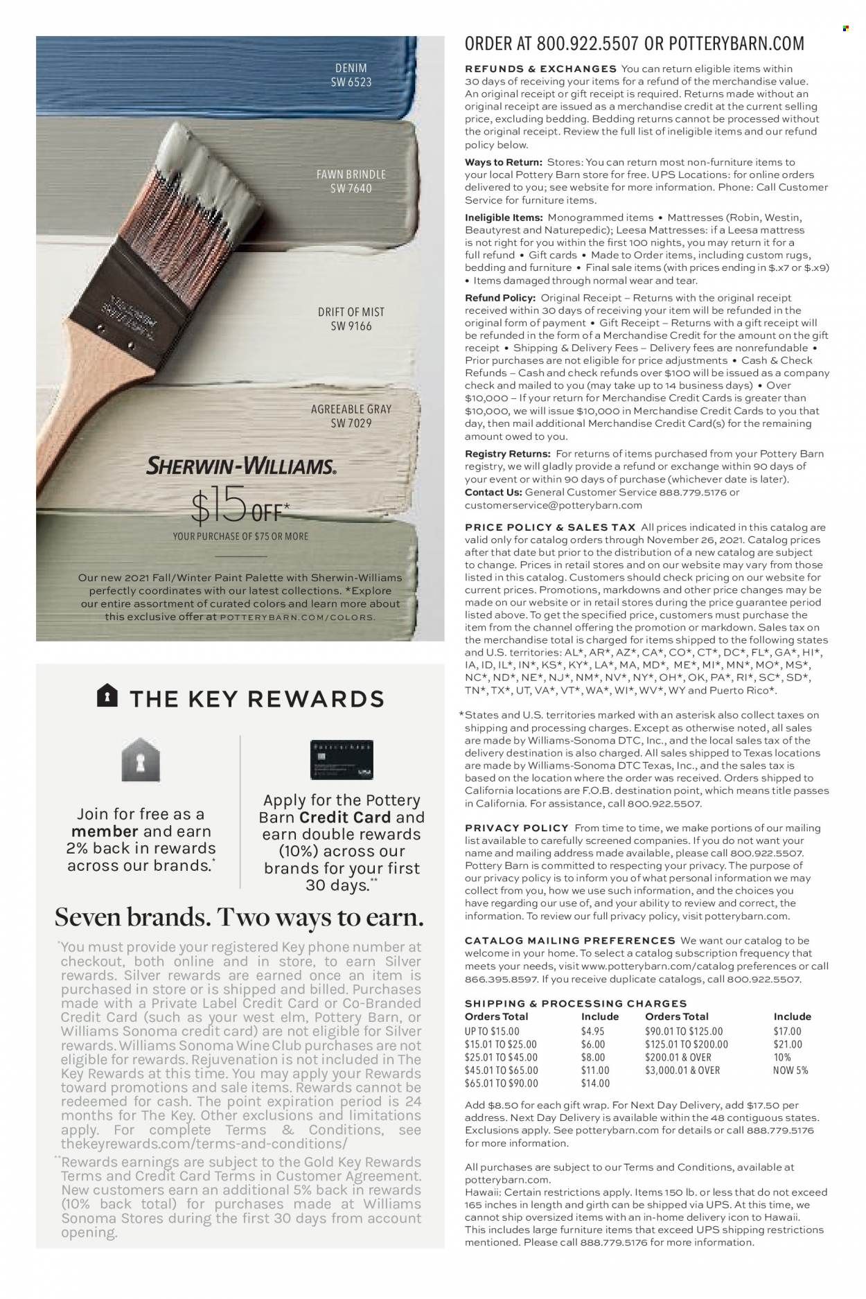 Pottery Barn Weekly Ad Flyer November 16 to November 23