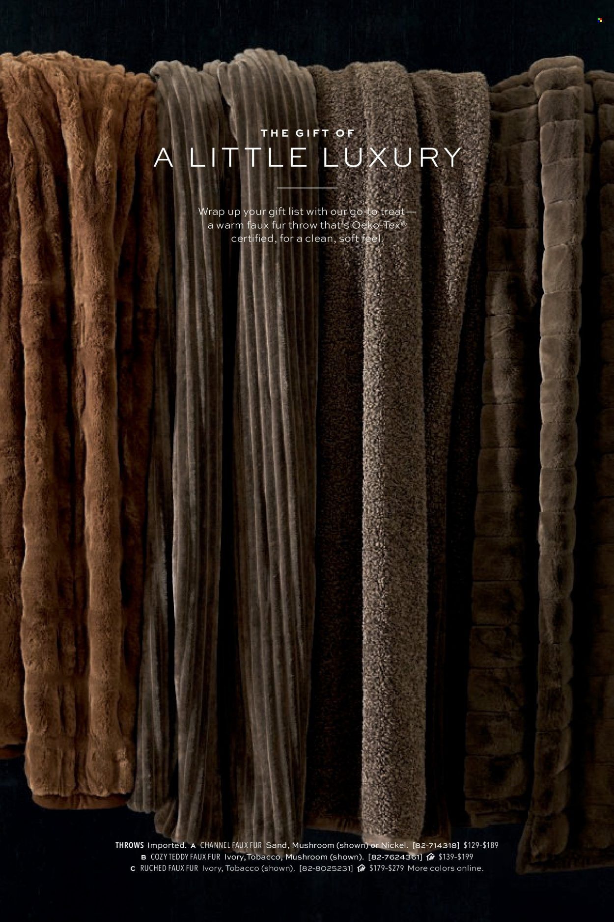 Pottery Barn Weekly Ad Flyer November 16 to November 23