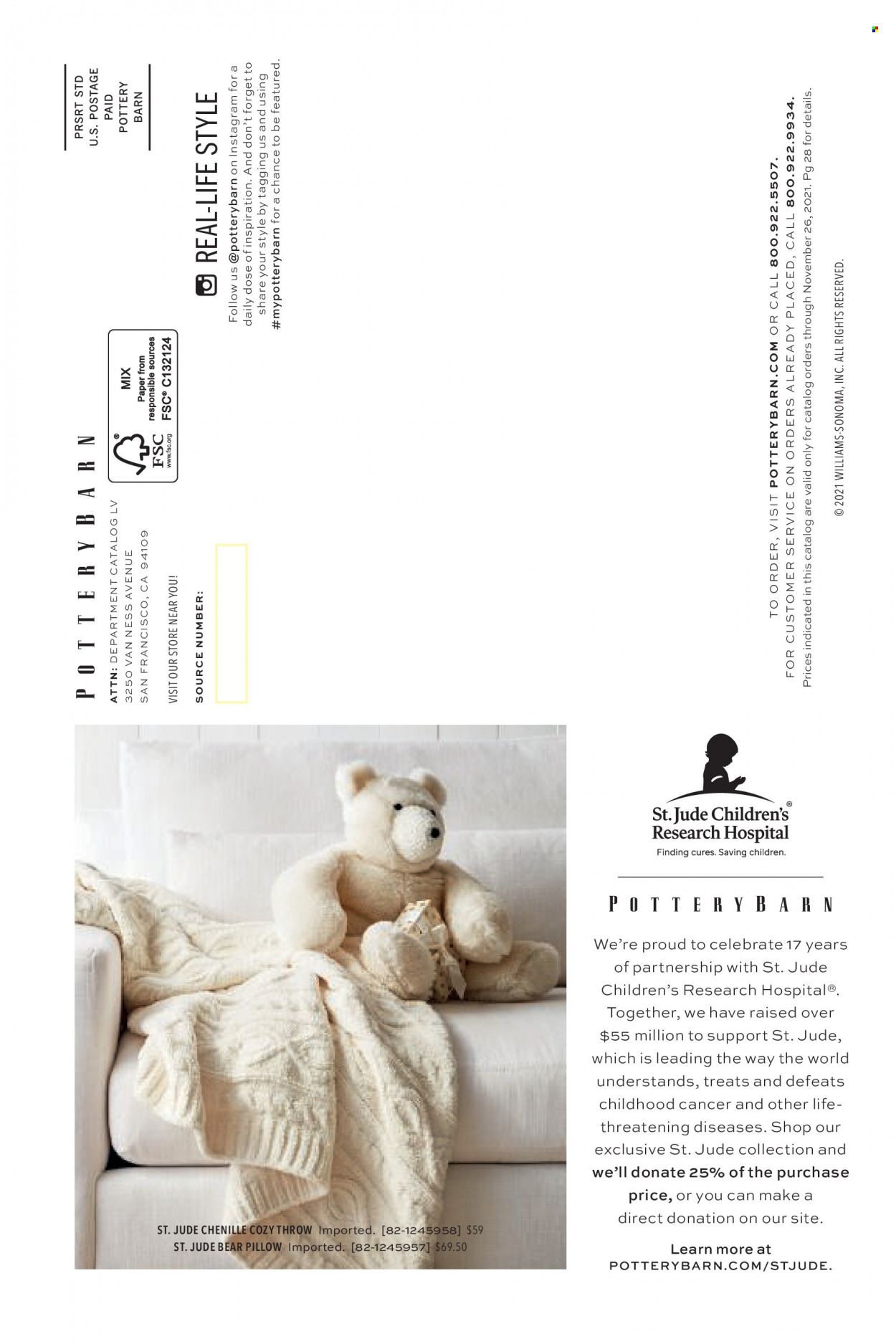 Pottery Barn Weekly Ad Flyer November 16 to November 23
