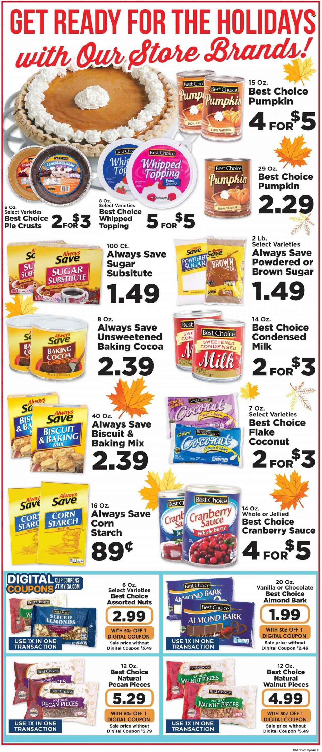IGA Weekly Ad Flyer November 16 to November 23