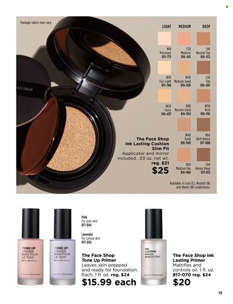 Avon Weekly Ad Flyer November 16 to November 23