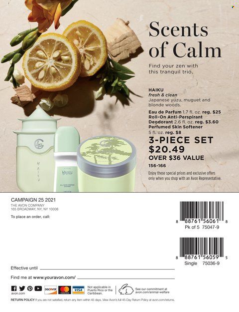 Avon Weekly Ad Flyer November 16 to November 23
