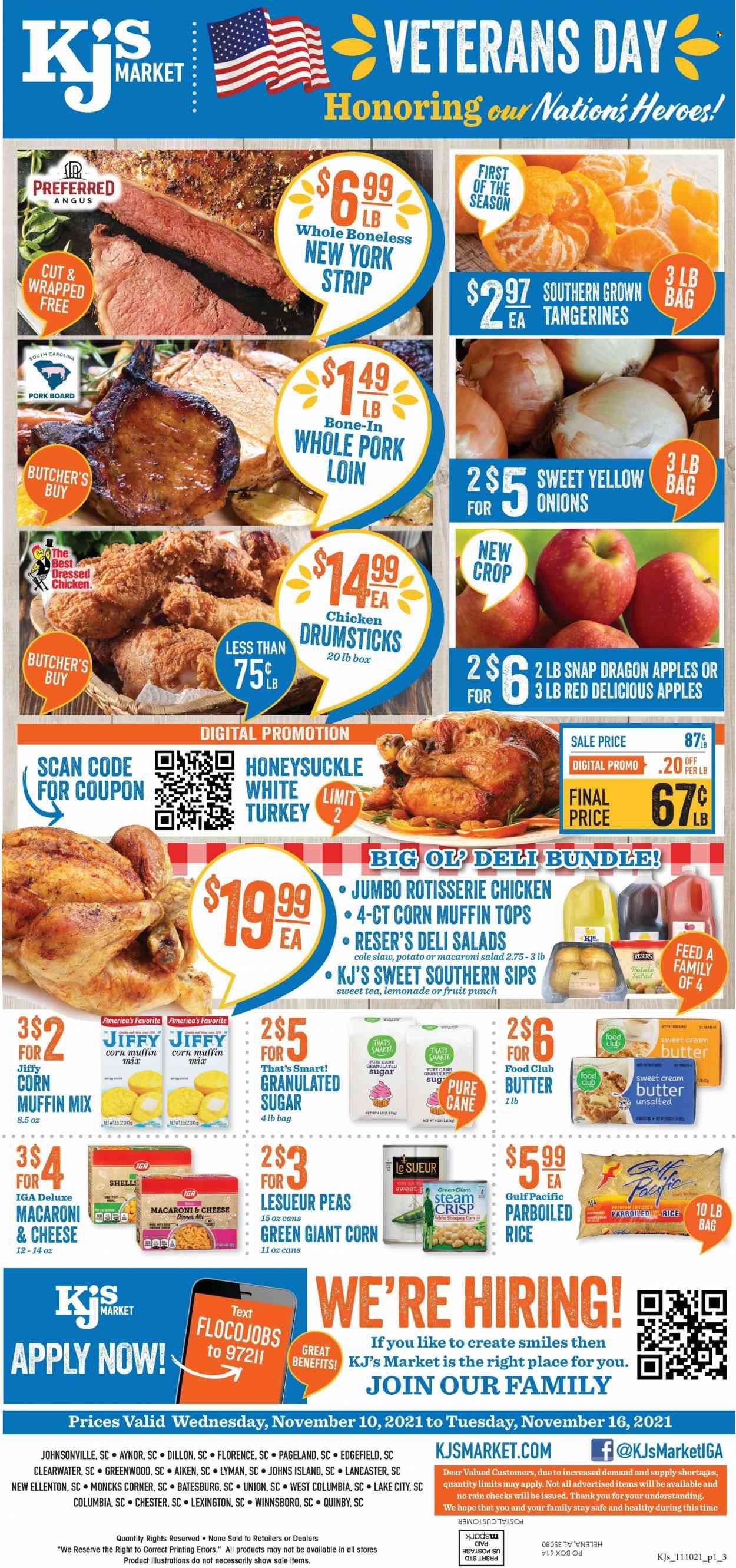 KJ´s Market (GA, SC) Weekly Ad Flyer November 16 to November 23