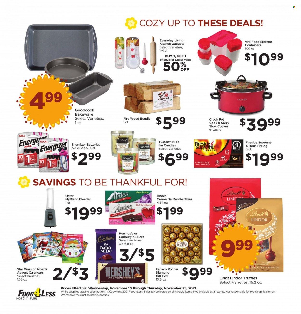 Food 4 Less (CA) Weekly Ad Flyer November 16 to November 23