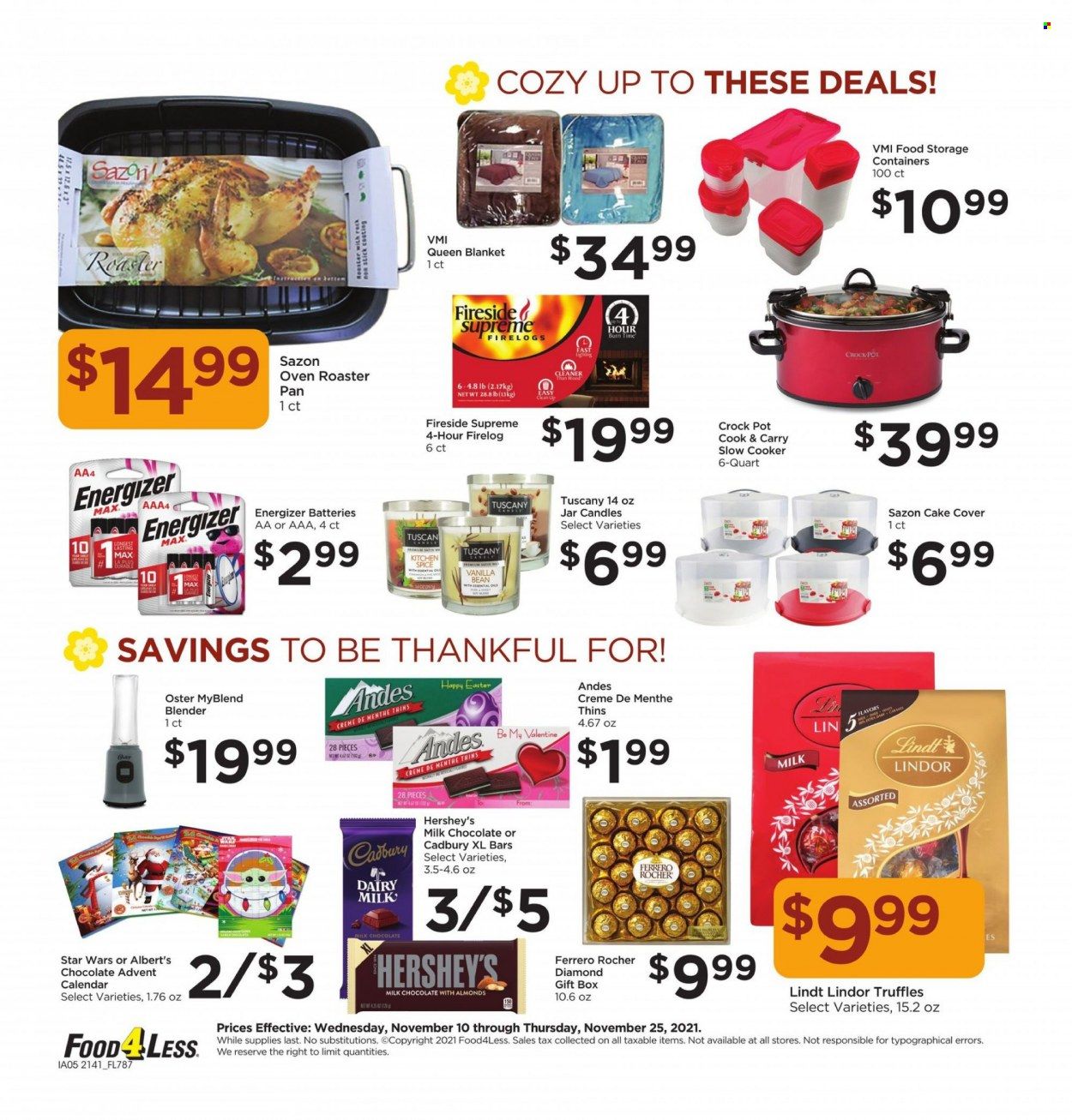 Food 4 Less (IN) Weekly Ad Flyer November 16 to November 23