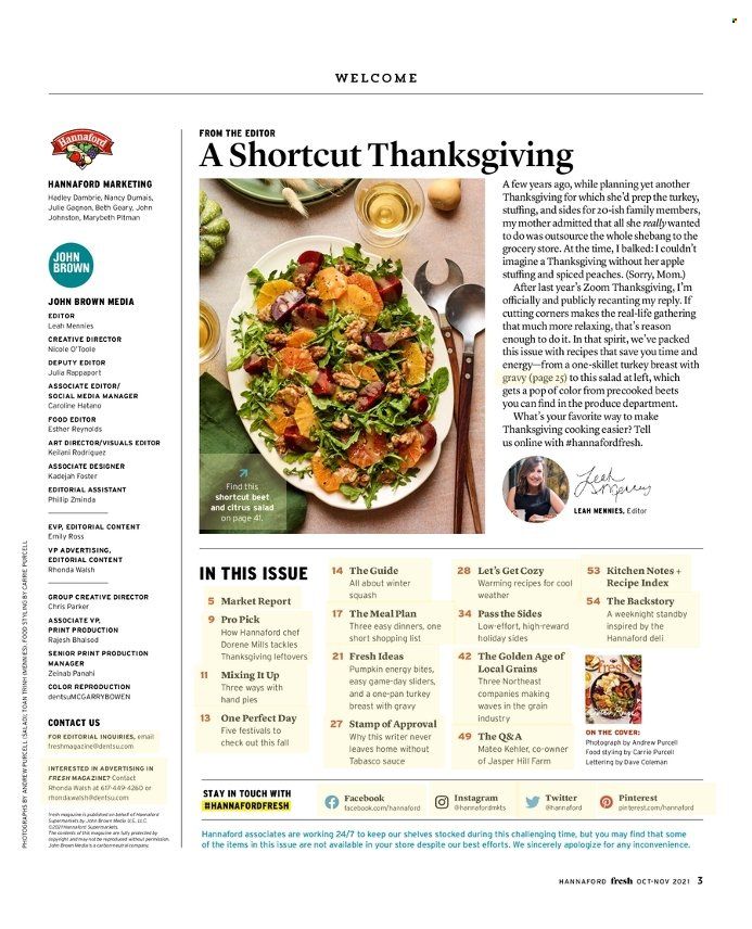 Hannaford (MA, ME, NH, NY, VT) Weekly Ad Flyer November 16 to November 23