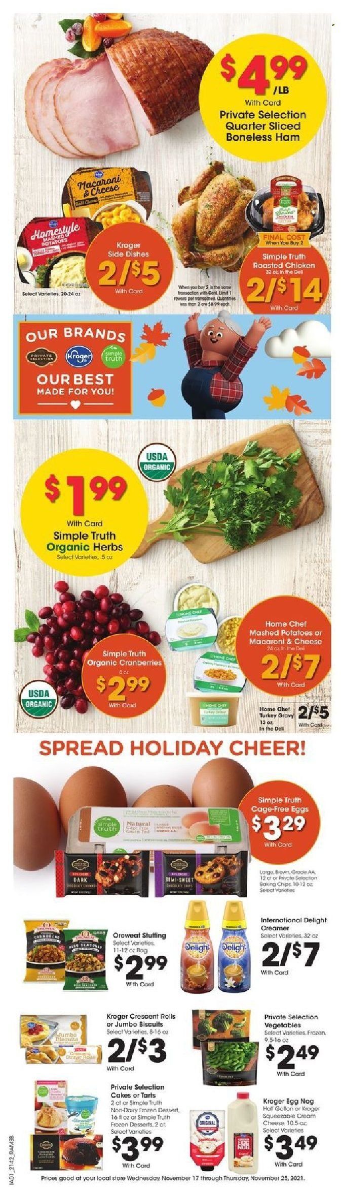 Ralphs (MD, NC, VA) Weekly Ad Flyer November 16 to November 23