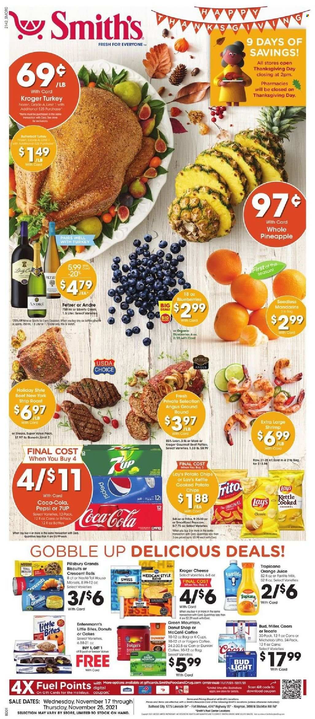 Smith's (AZ, ID, MT, NM, NV, UT, WY) Weekly Ad Flyer November 16 to November 23