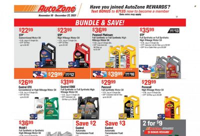 Autozone Weekly Ad Flyer November 16 to November 23