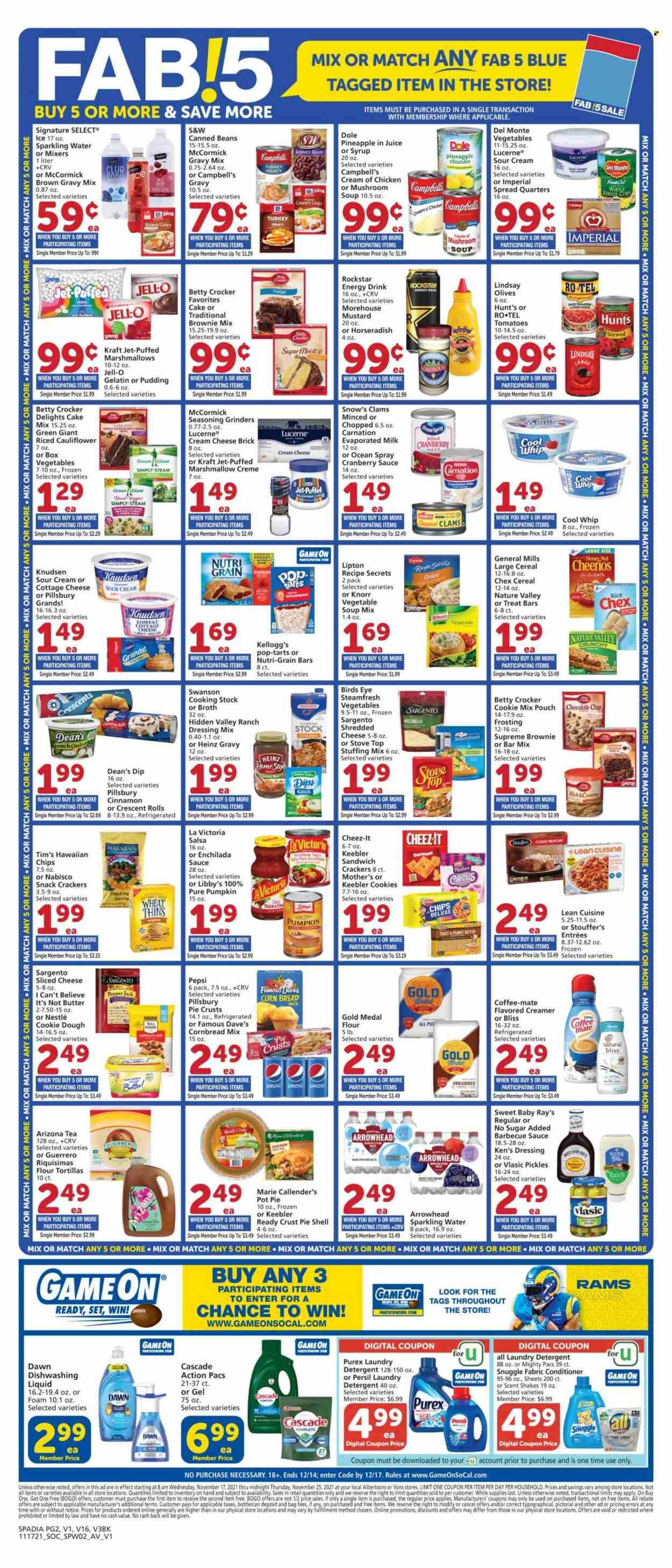 Albertsons (CA, ID, LA, MT, OR, TX, WA) Weekly Ad Flyer November 16 to November 23