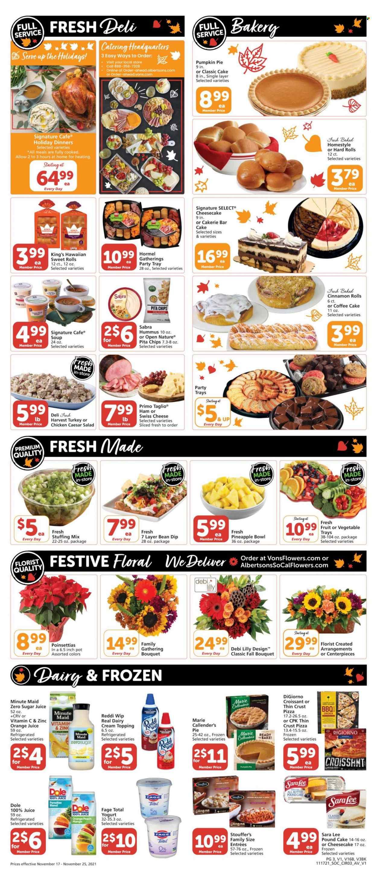 Albertsons (CA, ID, LA, MT, OR, TX, WA) Weekly Ad Flyer November 16 to November 23