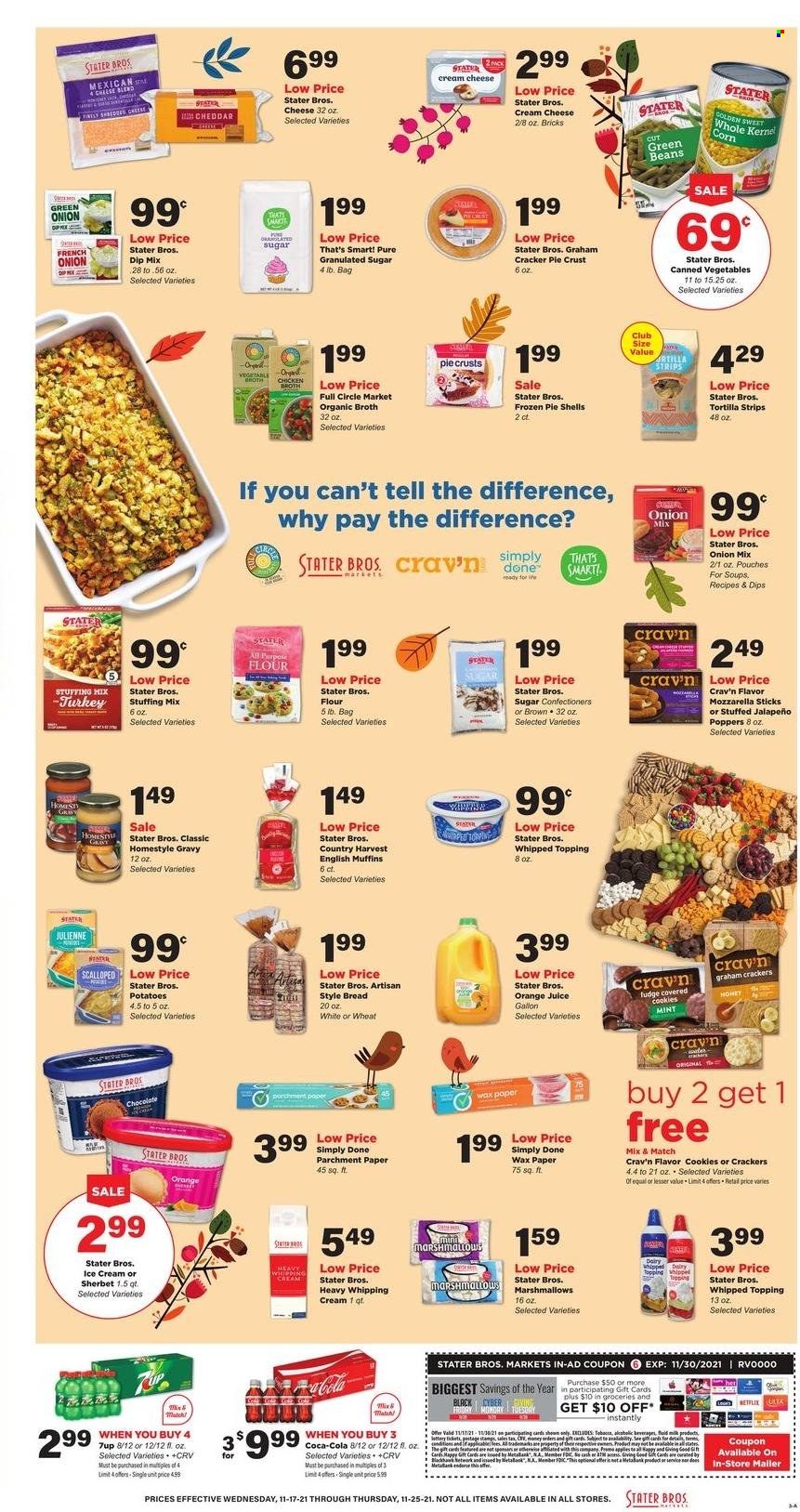 Stater Bros. (CA) Weekly Ad Flyer November 16 to November 23