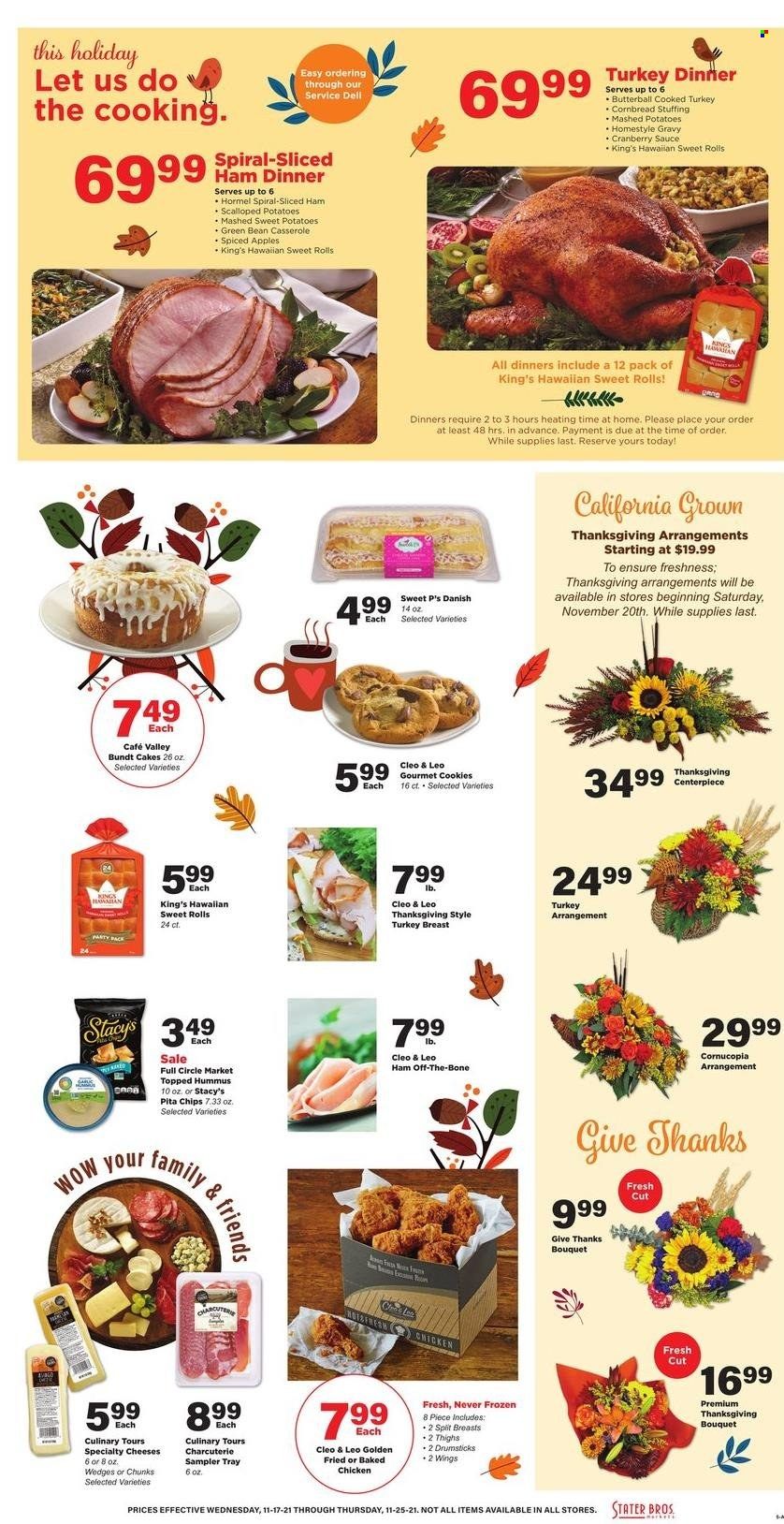 Stater Bros. (CA) Weekly Ad Flyer November 16 to November 23