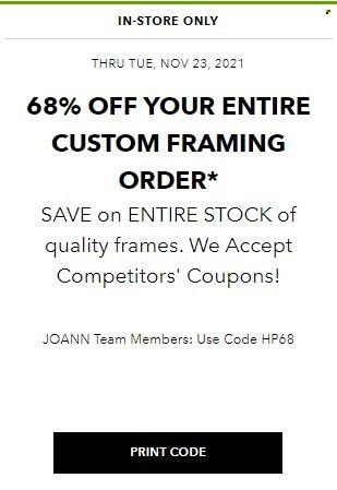 JOANN Weekly Ad Flyer November 16 to November 23