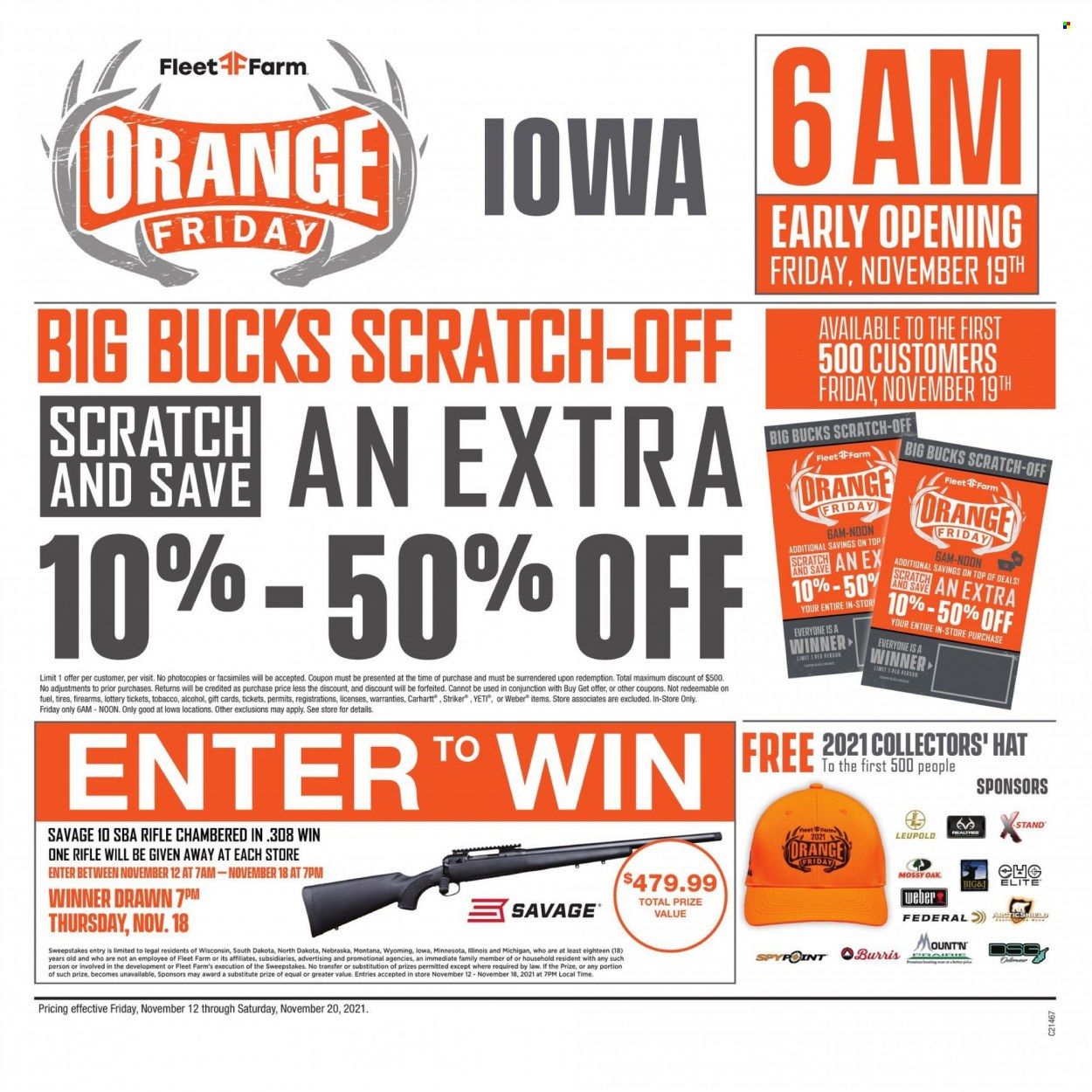 Fleet Farm (IA) Weekly Ad Flyer November 16 to November 23