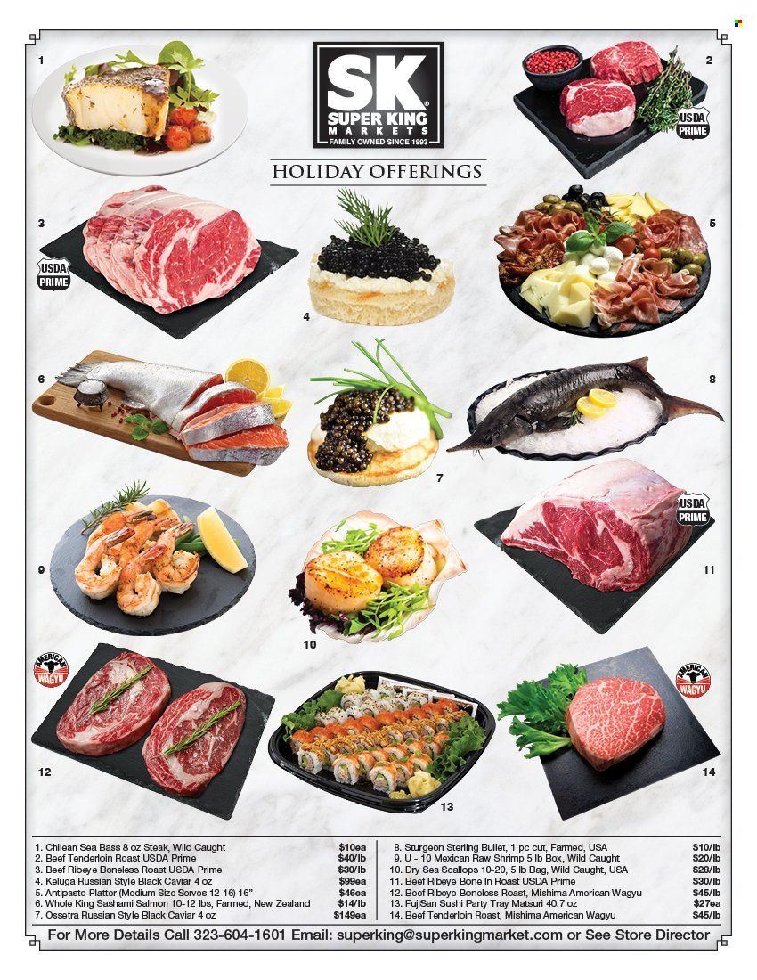 Super King Markets (CA) Holiday Offerings Promotions & Flyer Specials January 2023