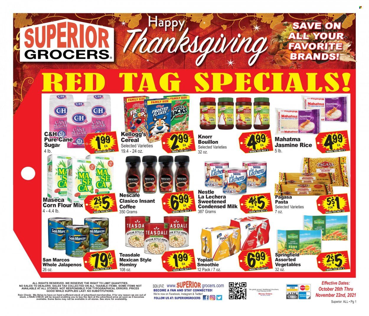 Superior Grocers (CA) Weekly Ad Flyer November 16 to November 23