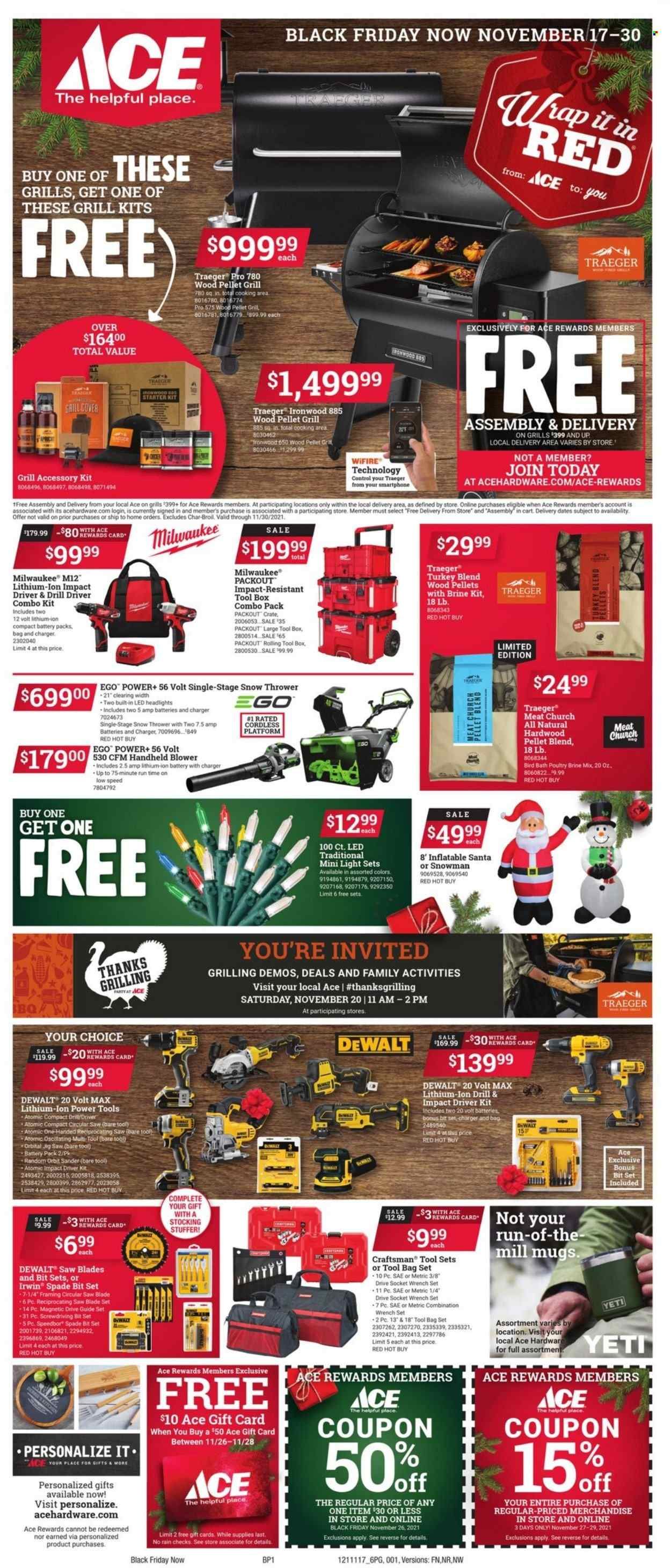 ACE Hardware Weekly Ad Flyer November 16 to November 23