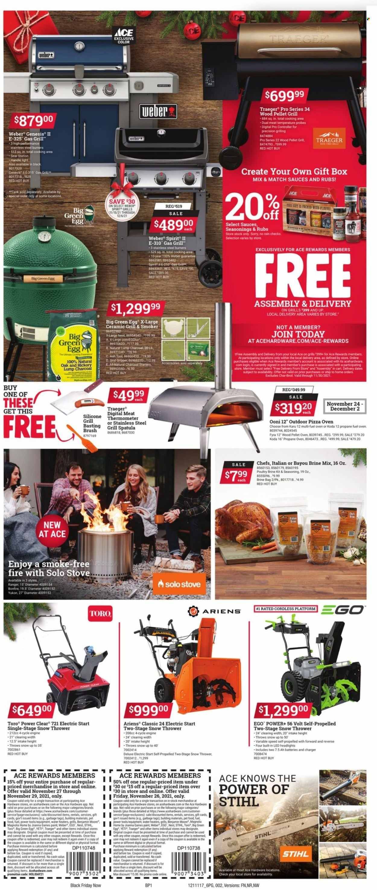 ACE Hardware Weekly Ad Flyer November 16 to November 23