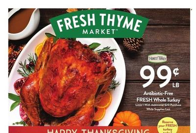 Fresh Thyme Weekly Ad Flyer November 16 to November 23