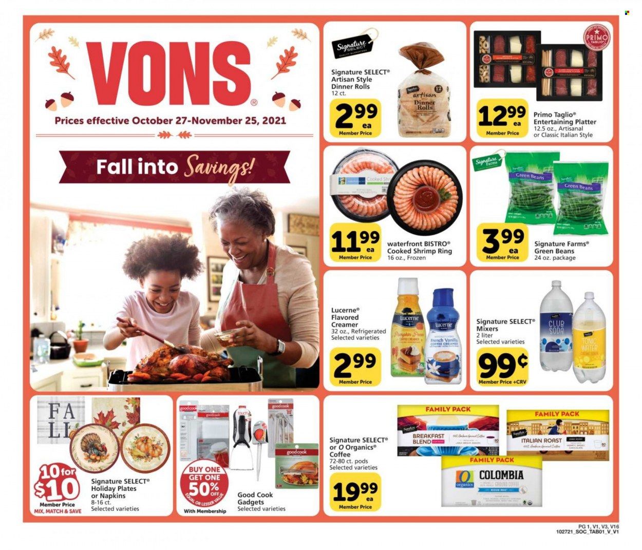 Vons (CA) Weekly Ad Flyer November 17 to November 24