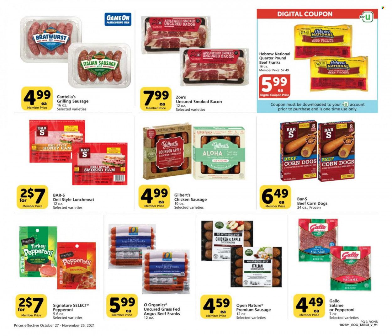 Vons (CA) Weekly Ad Flyer November 17 to November 24