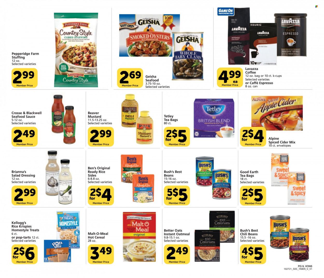 Vons (CA) Weekly Ad Flyer November 17 to November 24