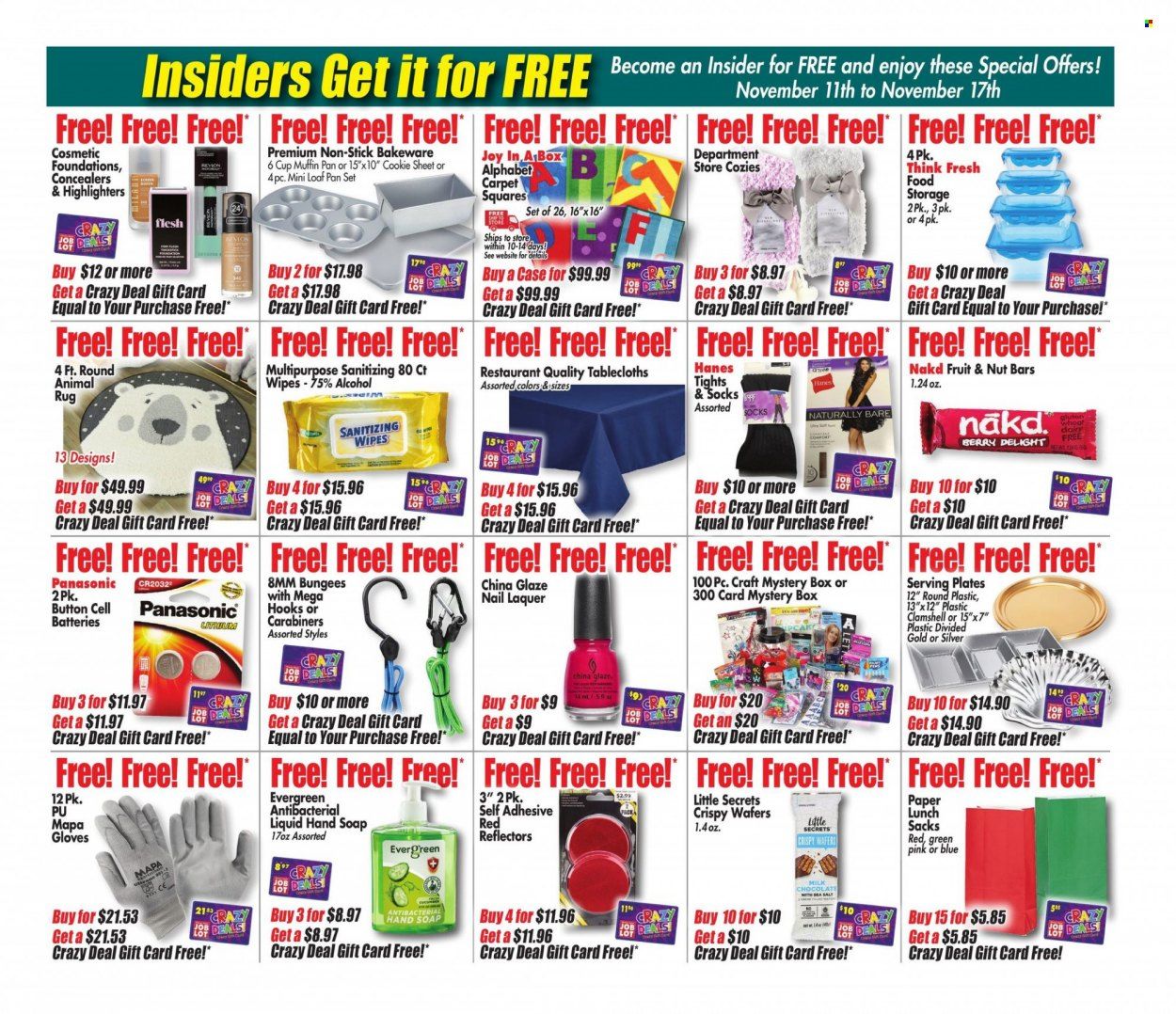 Ocean State Job Lot (CT, MA, ME, NH, NJ, NY, RI) Weekly Ad Flyer November 17 to November 24