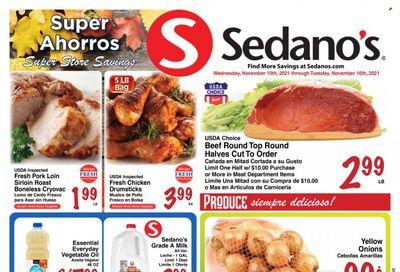 Sedano's (FL) Weekly Ad Flyer November 17 to November 24