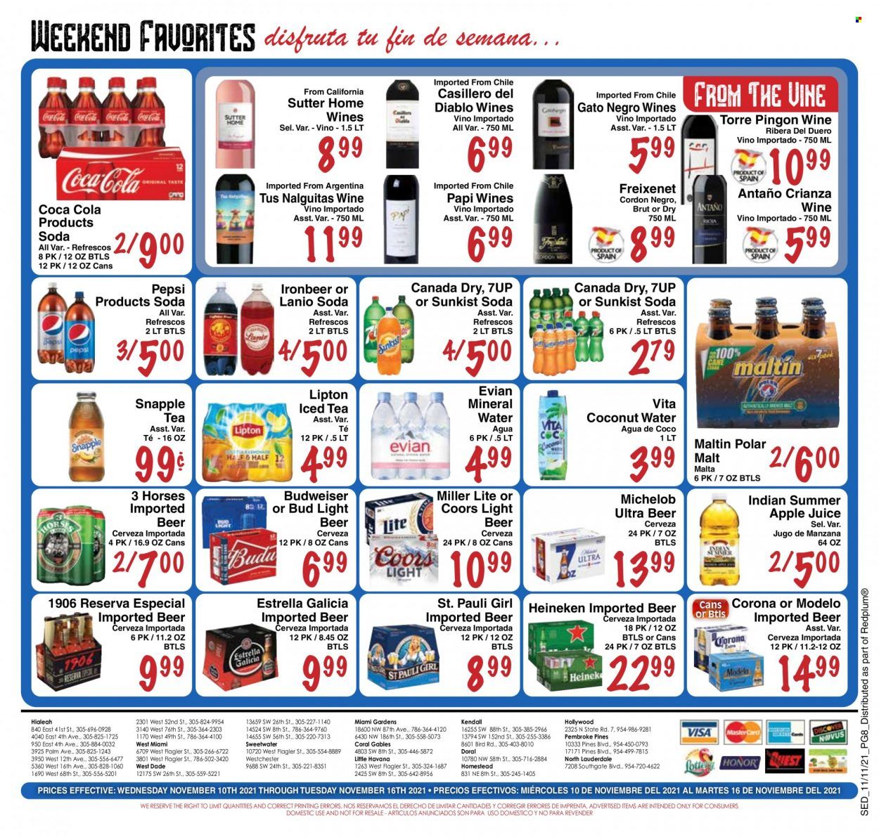 Sedano's (FL) Weekly Ad Flyer November 17 to November 24