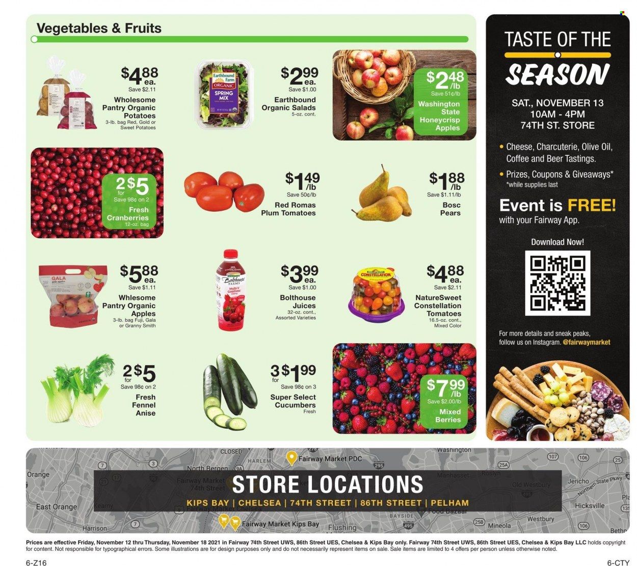 Fairway Market (CT, NJ, NY) Weekly Ad Flyer November 17 to November 24
